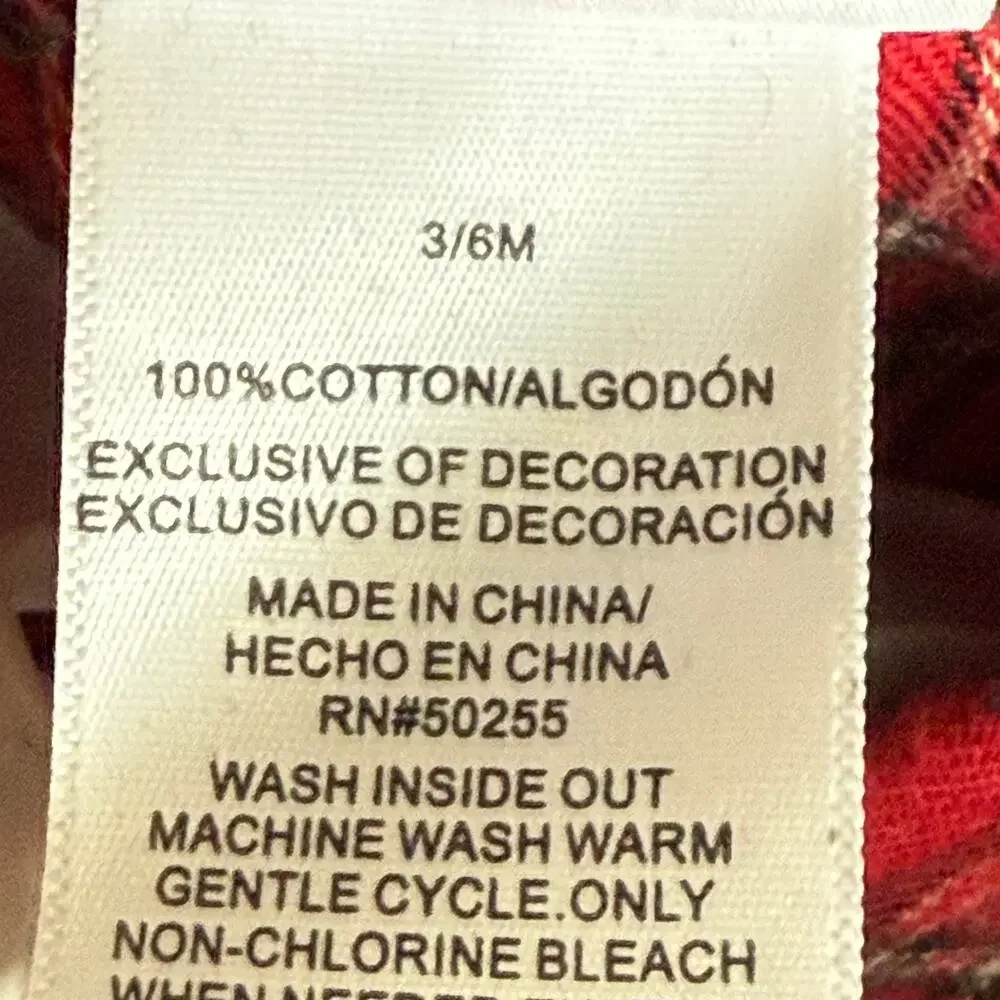 Glamajama Baby Boy 3-6 Mo. NWT Red Flannel Shirt‎ + Jeans Outfit
